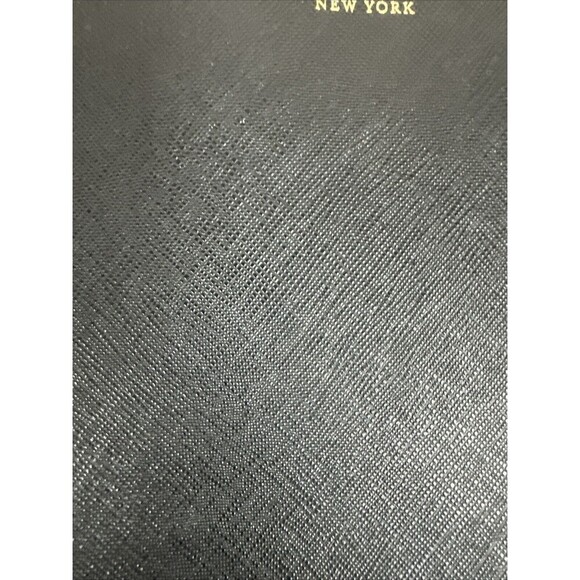 Kate Spade Leather Black Handbag Satchel Style Double Handles Classic Career - Picture 10 of 16